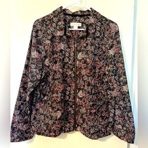 Christopher & Banks Blazer - Full Zipper with Metal Accents - Size Medium